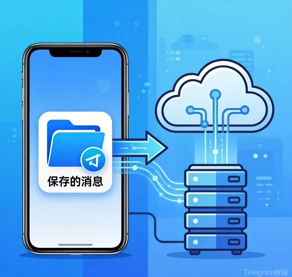 Telegram操作技巧教程配图 - 复制、转发与收藏：Telegram内容管理的日常