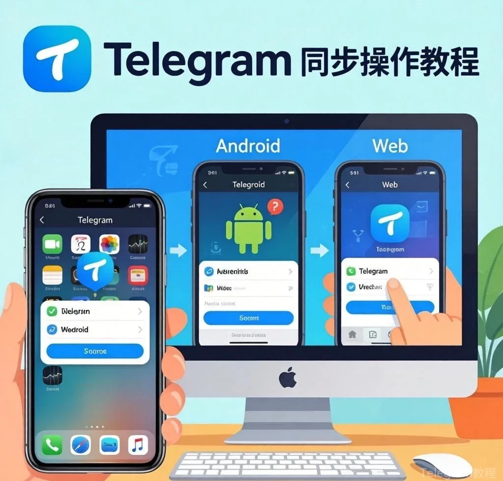 Telegram入门指南教程配图 - Telegram手机版与电脑版配合使用的小窍门