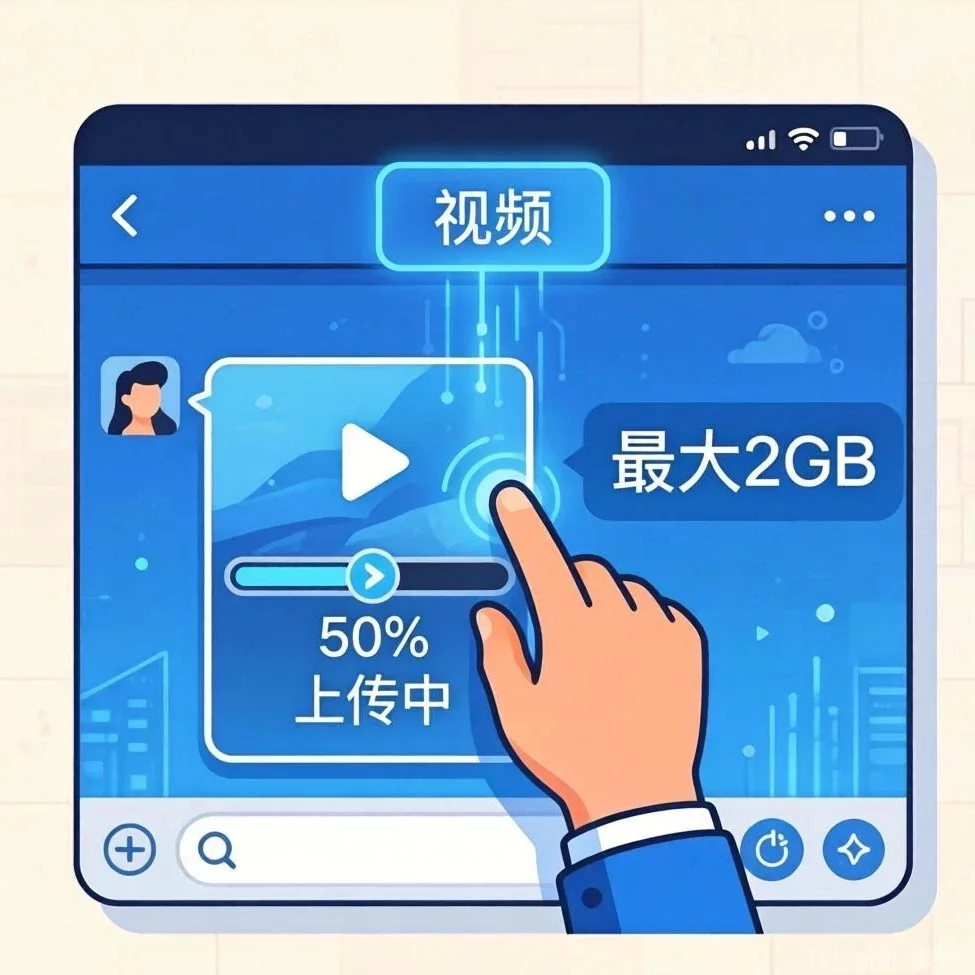 Telegram疑难解答教程配图 - Telegram发不出图片视频？文件发送失败排查